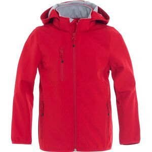 Clique Childrens/Kids Basic Soft Shell Jacket / Red